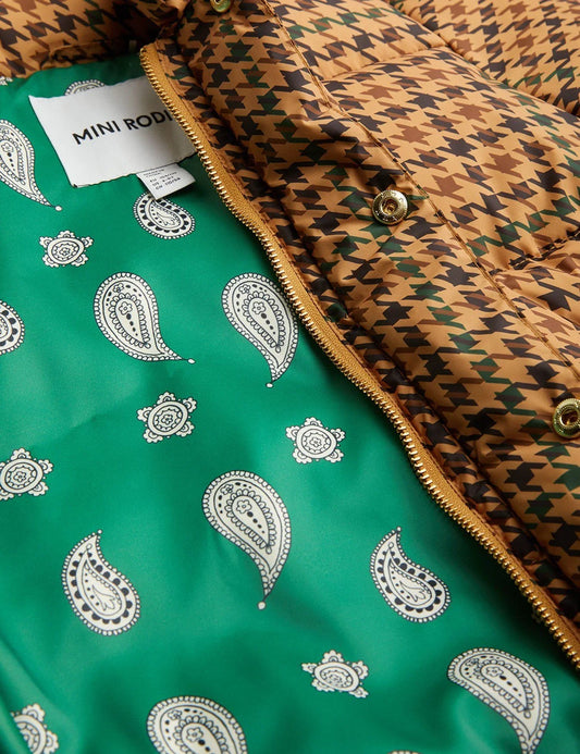 Mini Rodini Check Puffer Jacket