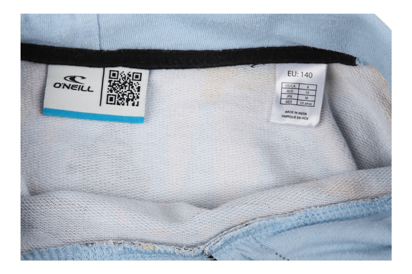 O'Neill Sweatshirt 140 Light Blue Orange Black Tie Dye