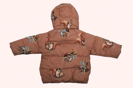 Konges Sløjd Puffer Jacket Brown