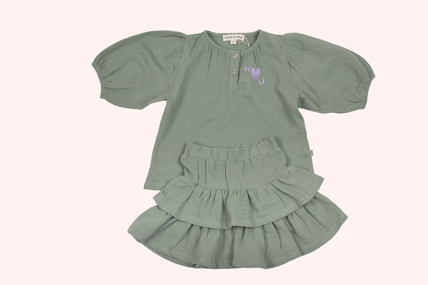 House of Jamie Skirt Green