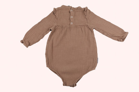 Mingo Baby Bodysuit Dusty Rose