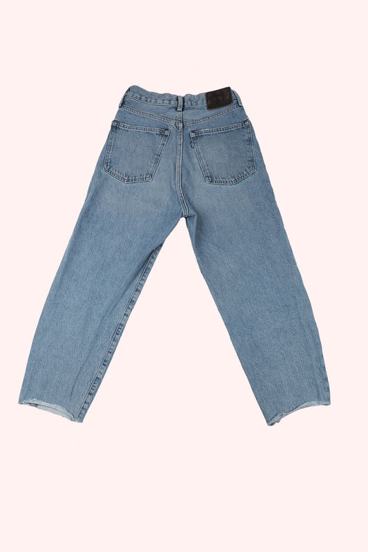 Levi's Jeans 24 Blue Barrel Crop