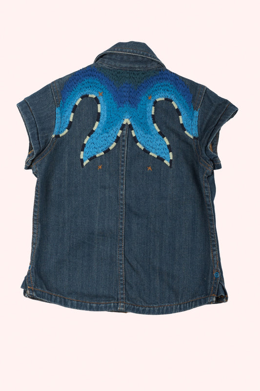 Oilily Denim Vest 124 Blue