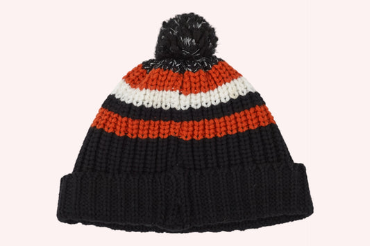 Paul Smith Wooly hat 50 Black, Orange, White