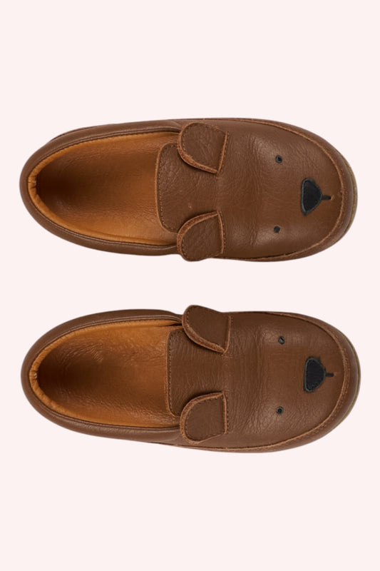 Donsje Leather Loafers 24 Brown Bear