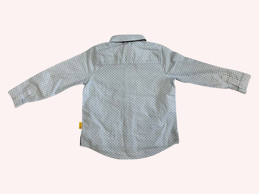 Steiff Oxford Shirt White with Bowtie