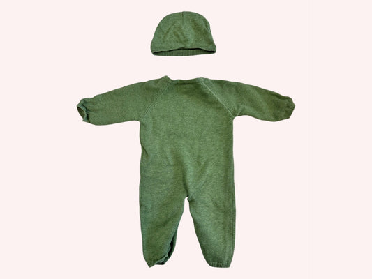 Prenatal Jumpsuit with hat Green