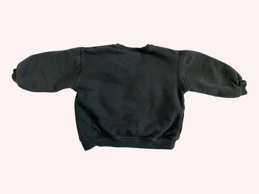 Zara Cozy Bow Sweatshirt Grey