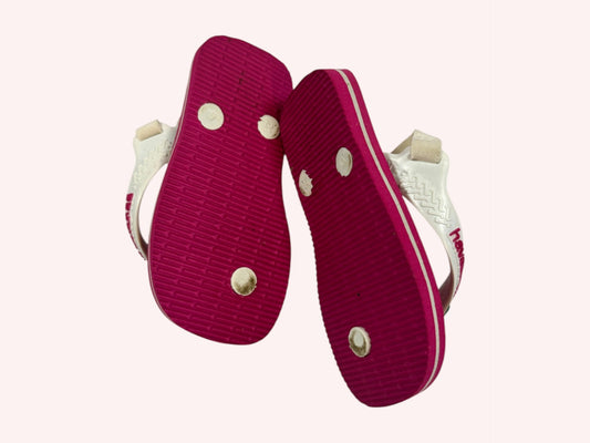 Havaianas Sandals Toddler Red and White