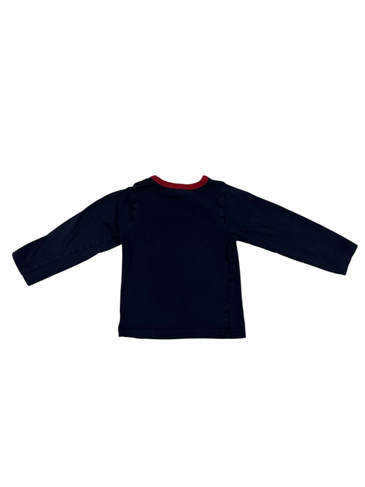 Jacadi Pairs Longsleeve Navy blue with red accents