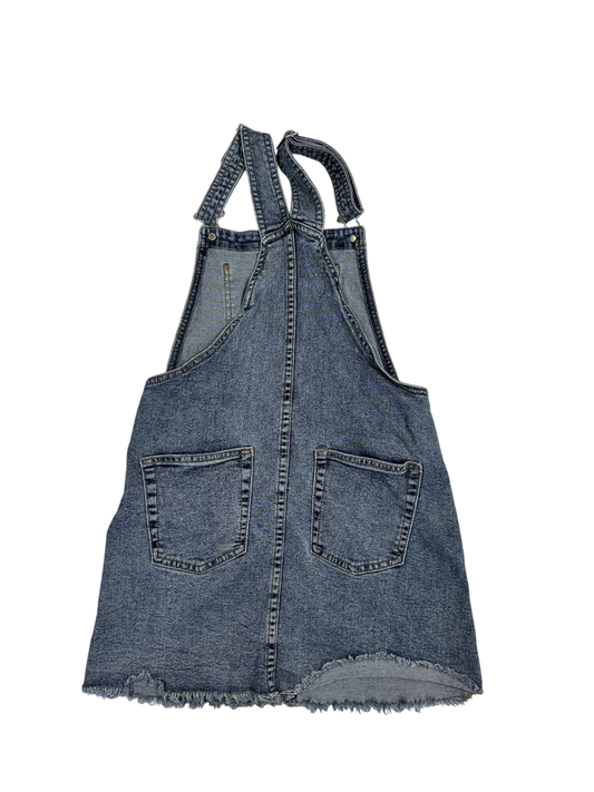 Review Dungaree Dress Blue
