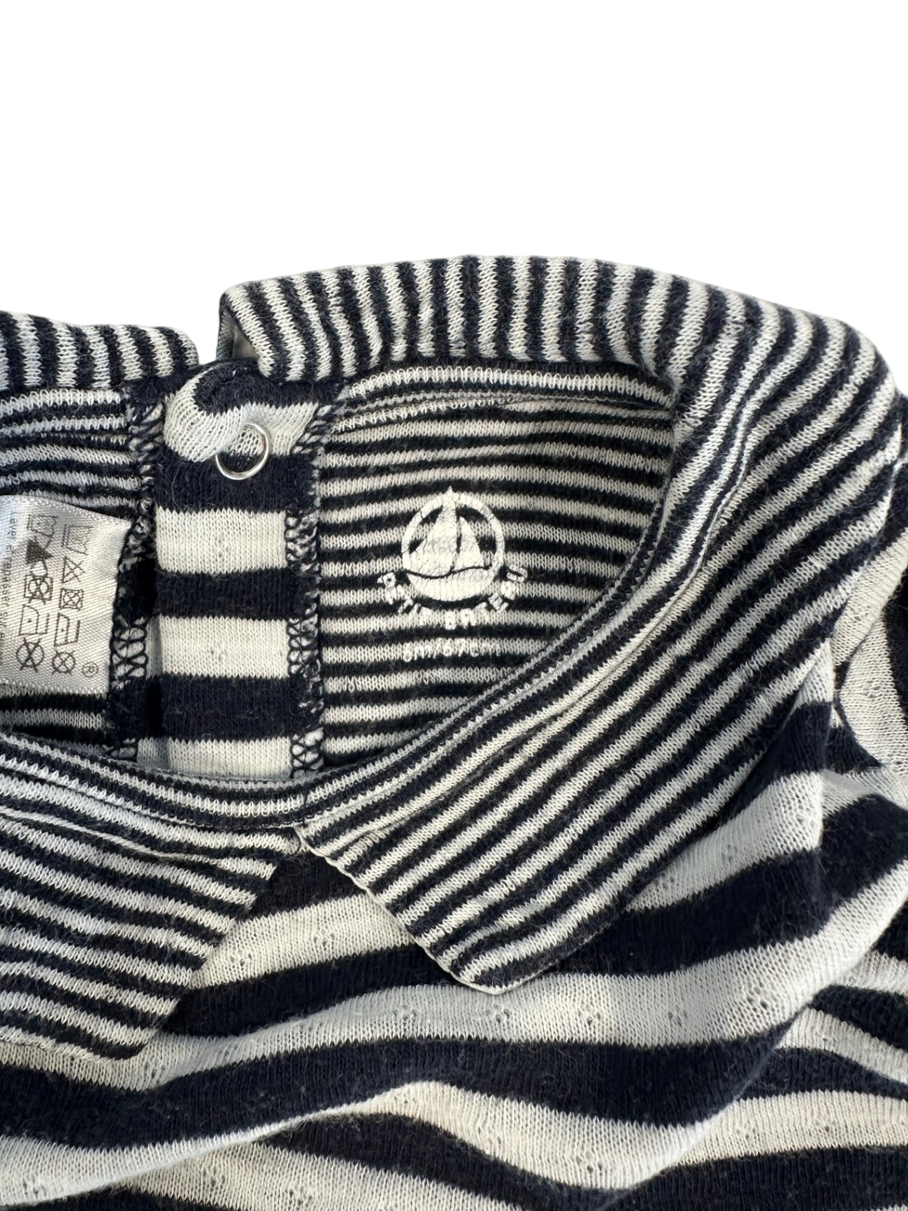 Petit Bateau Baby Set Black and white