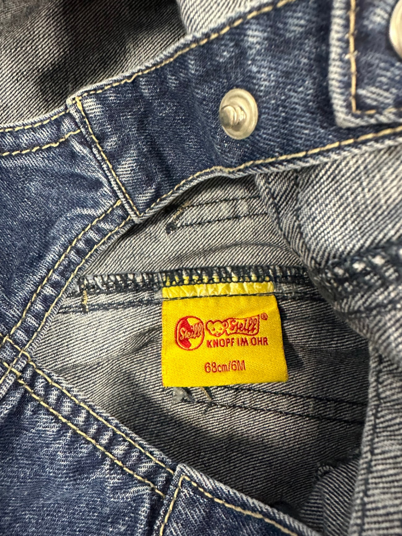 Steiff Dungarees Blue