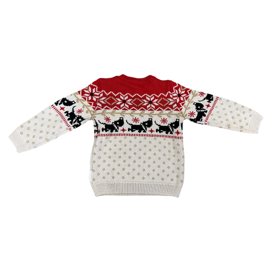 Hema "Fancy Christmas Sweater" Red