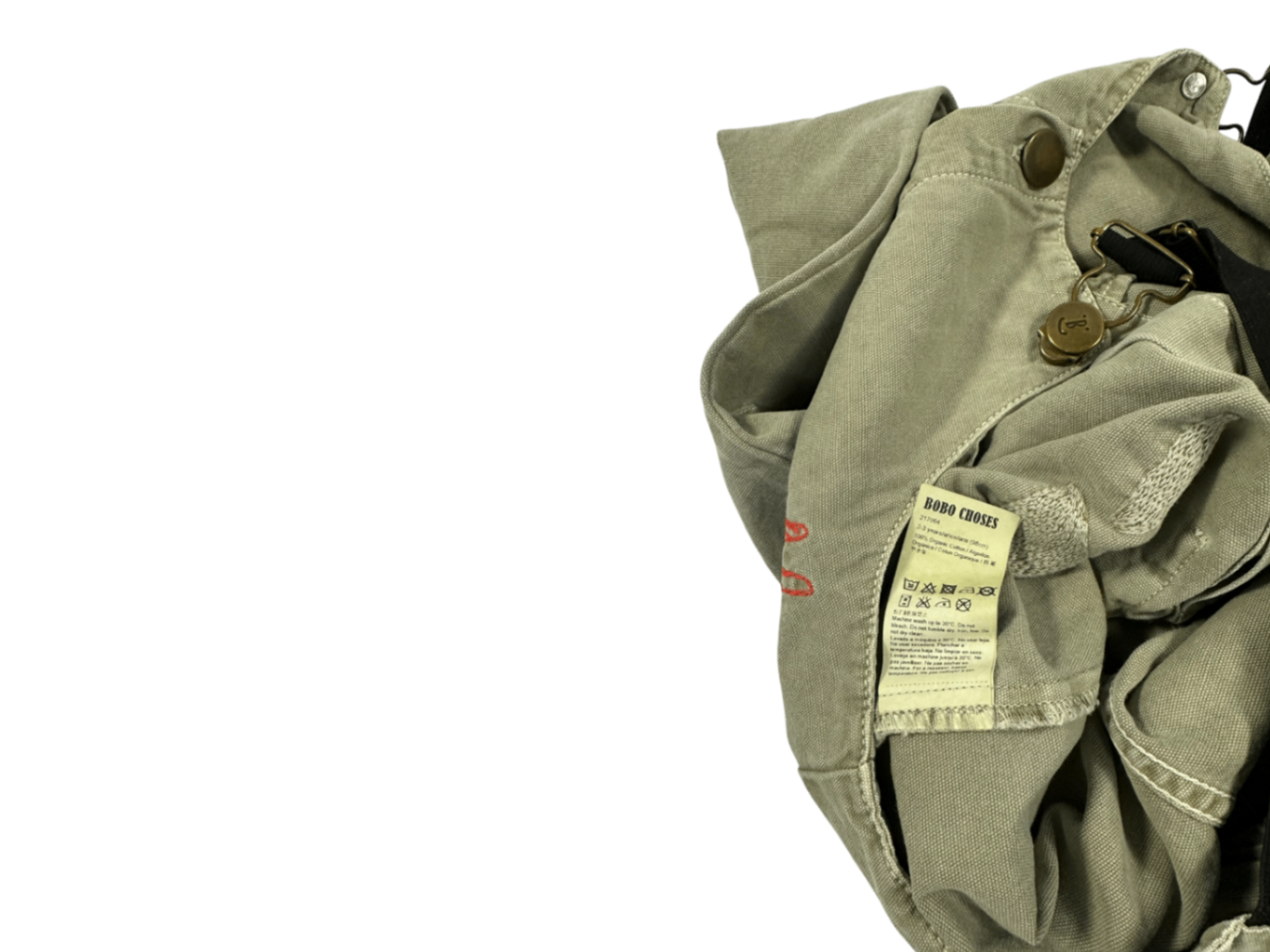 Bobo Choses Dungarees Olive green