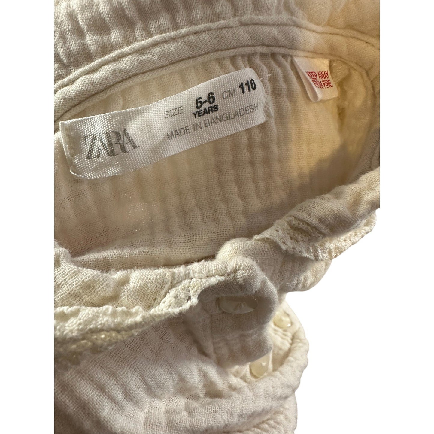 ZARA Blouse Cream