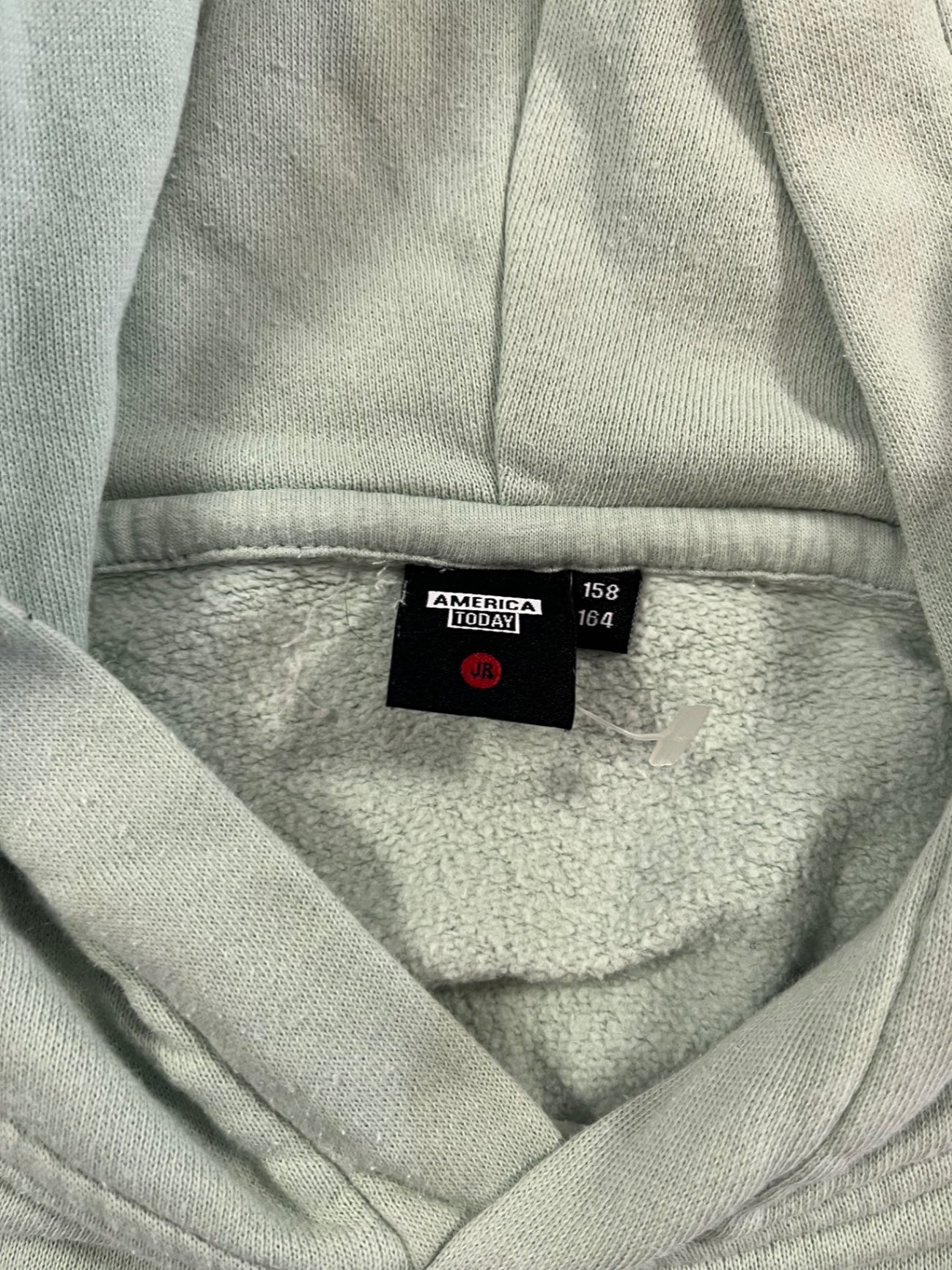 America Today Hoodie Light green