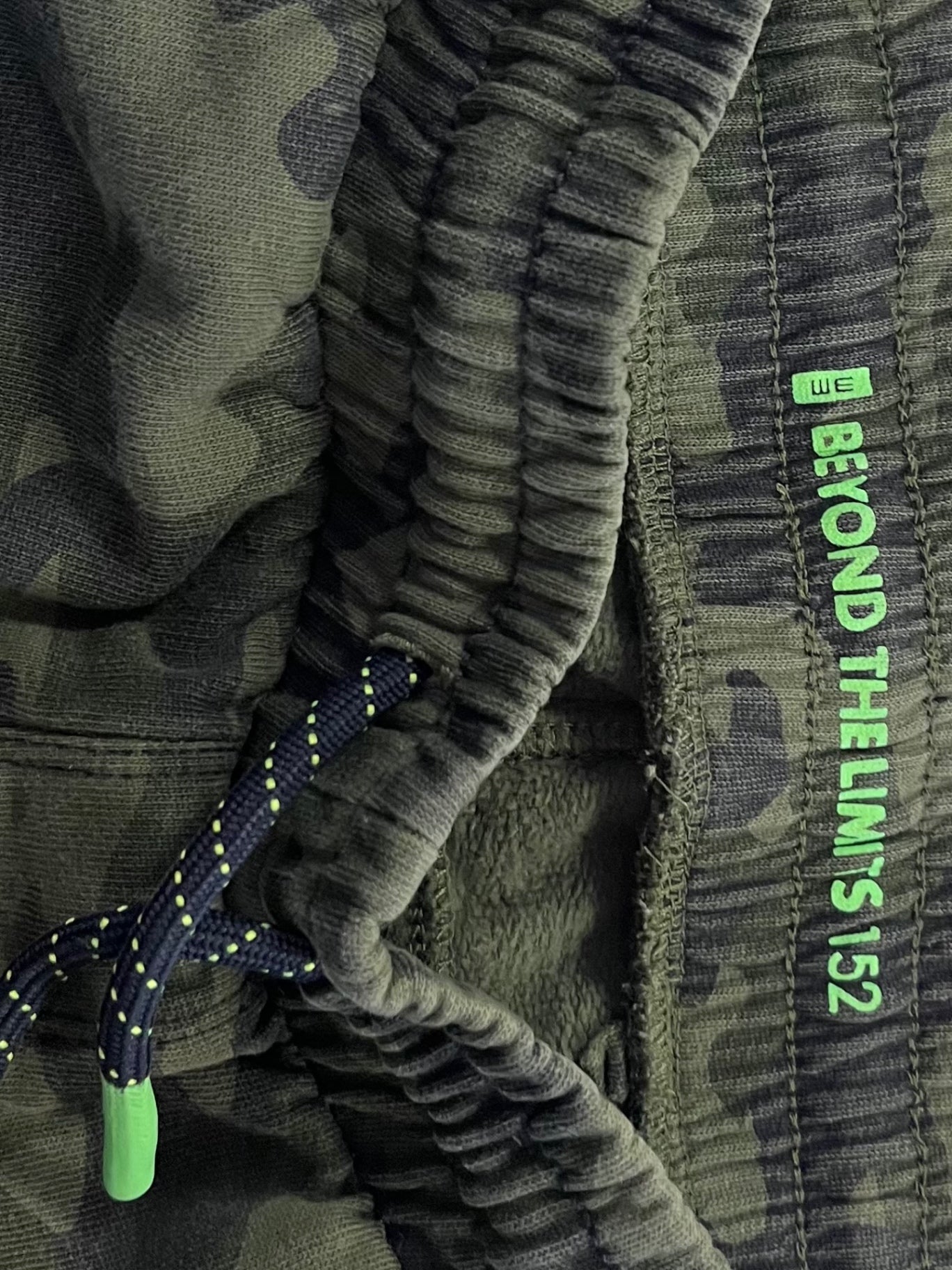 WE Joggers Dark Green and Black Camouflage