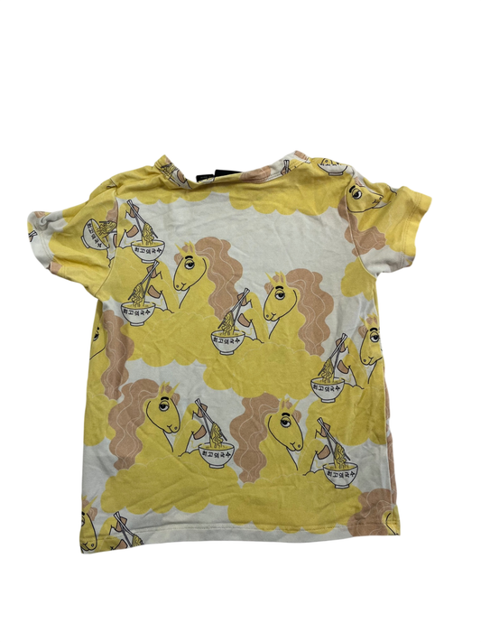 Mini Rodini T-Shirt Yellow and White