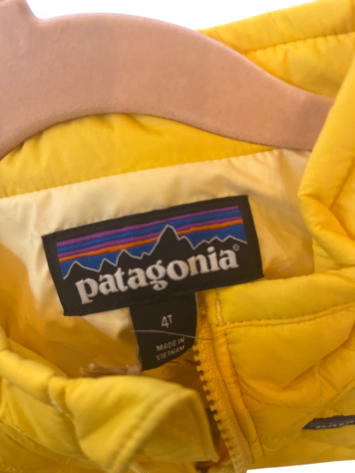 Patagonia Light Down Jacket Yellow