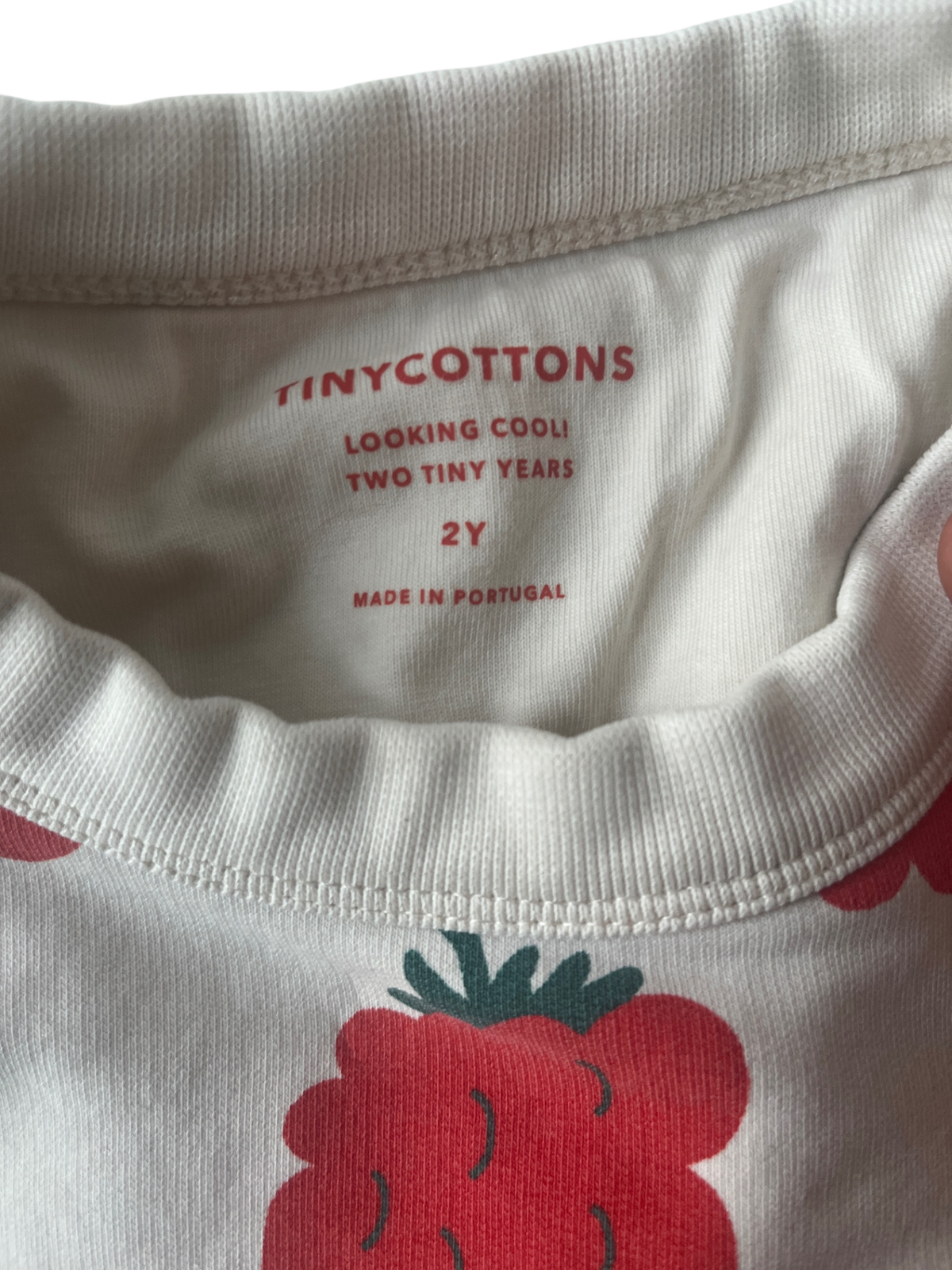 Tiny Cottons Sweatshirt White Strawberries