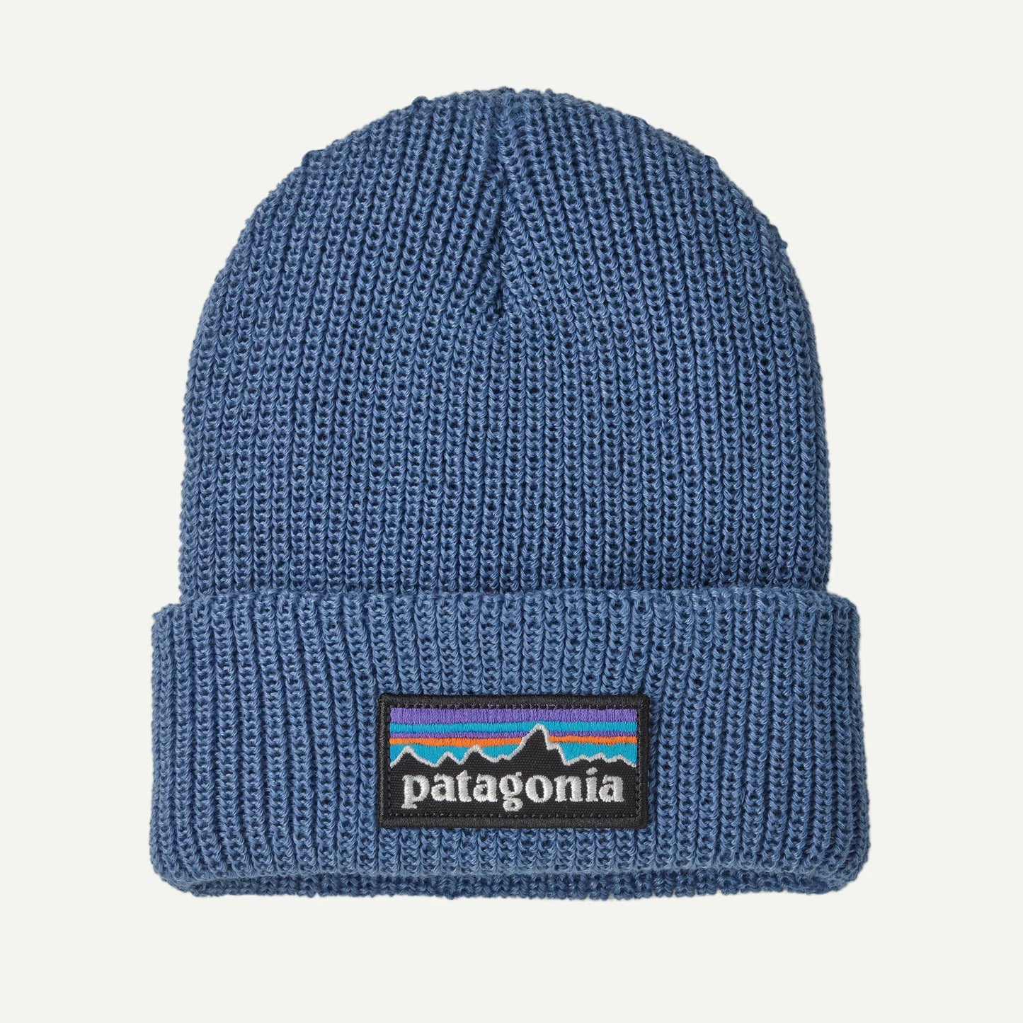 Patagonia Baby Logo Beanie - P-6 Logo: Barnacle Blue