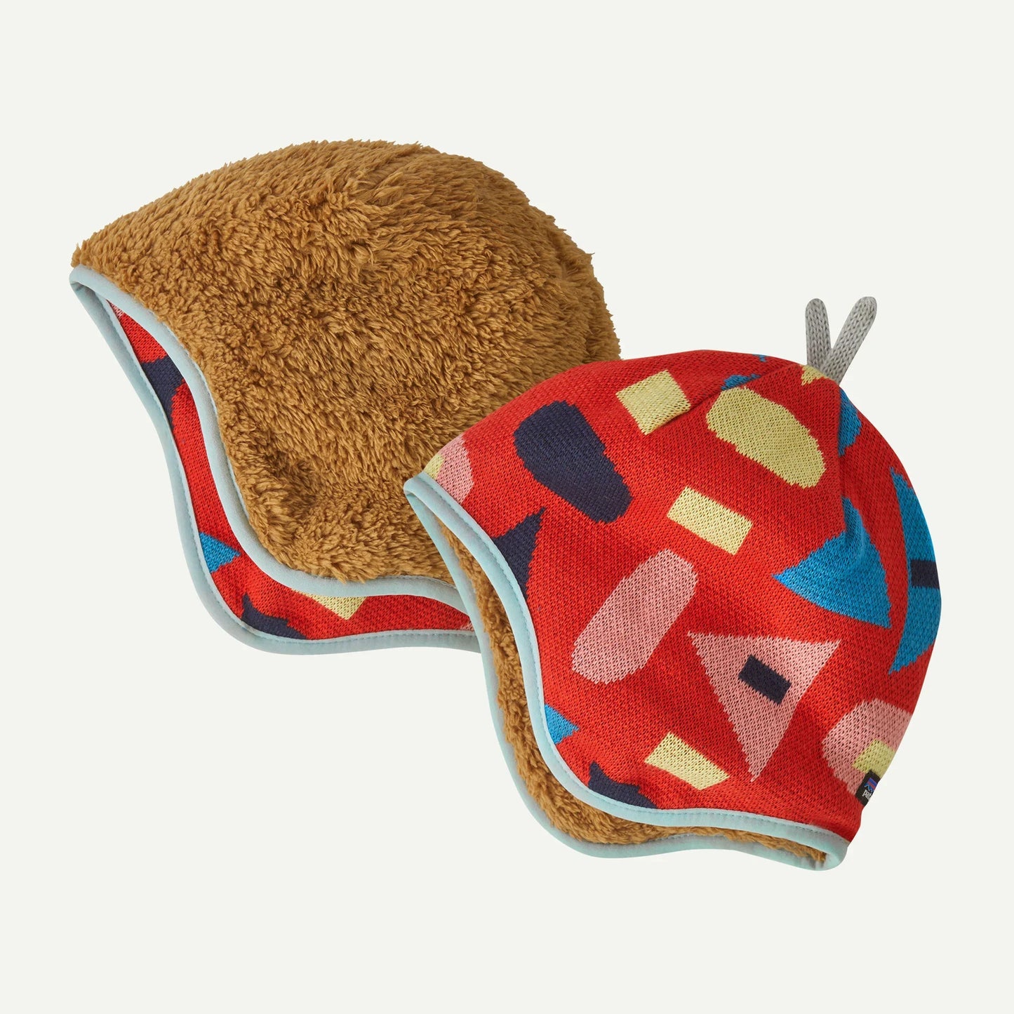 Patagonia Baby Reversible Beanie - Forest Being: Sizzle Red