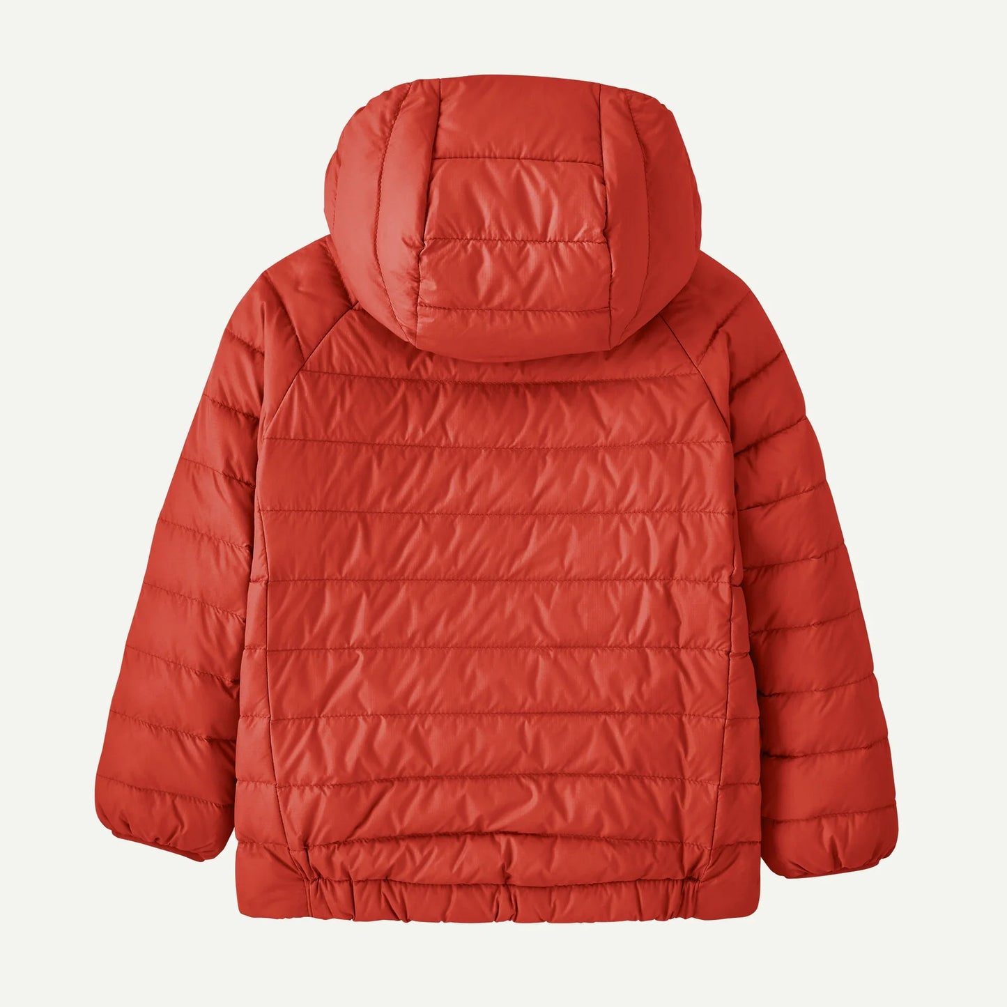 Patagonia Baby Reversible Down Sweater Hoody - Salmon Energy: Ink Black