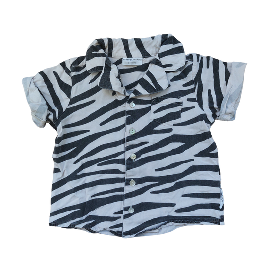 Maed for Mini Zebra Blouse White