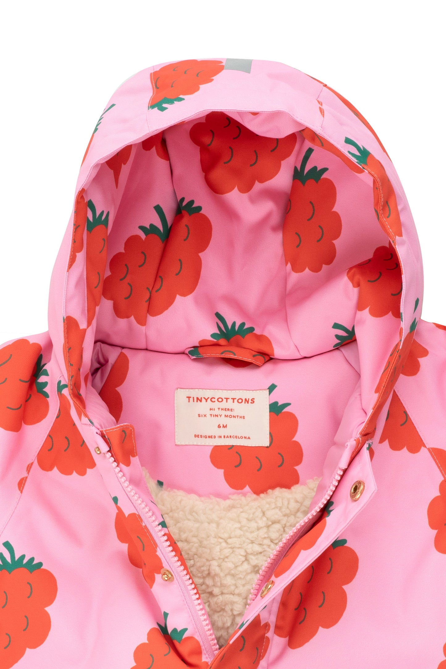 Raspberries snow one- piece