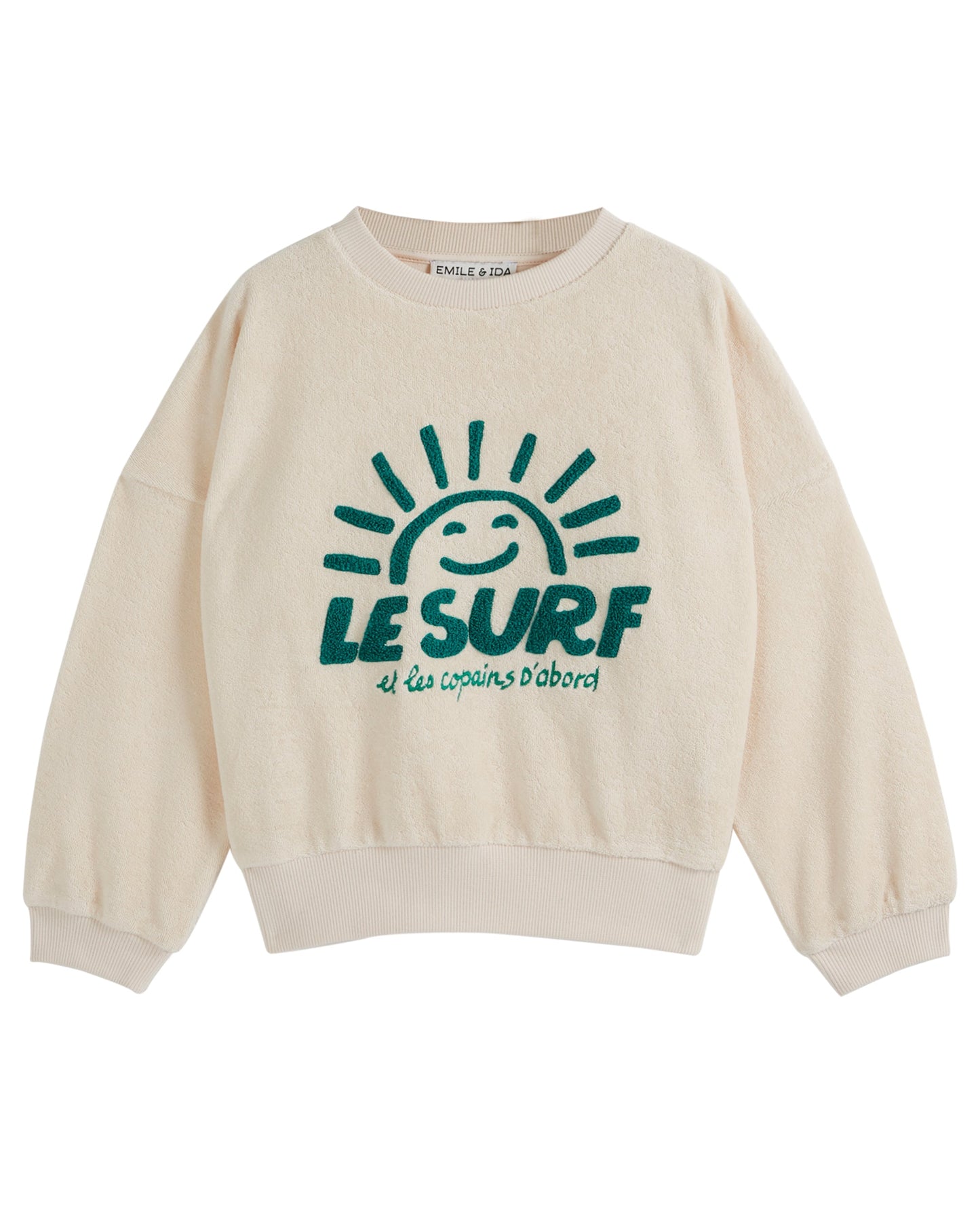 Emile et Ida Creme sweatshirt