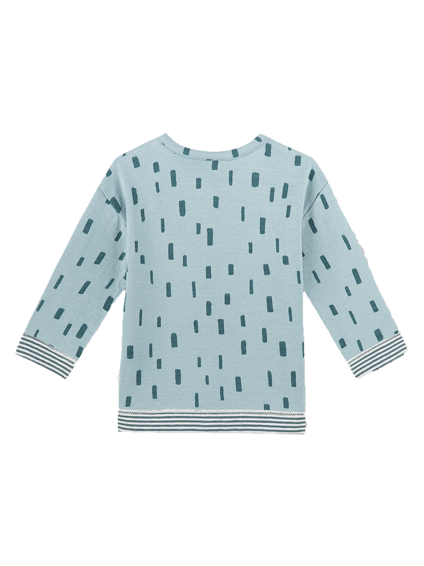 Drop long sleeve sweatshirt-blue