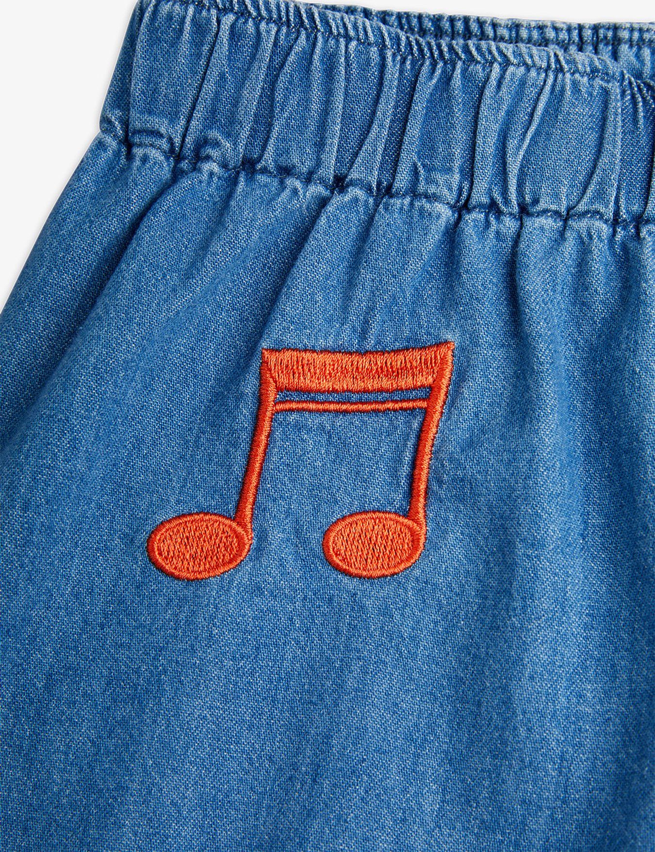 Mini Rodini Note Denim Shorts