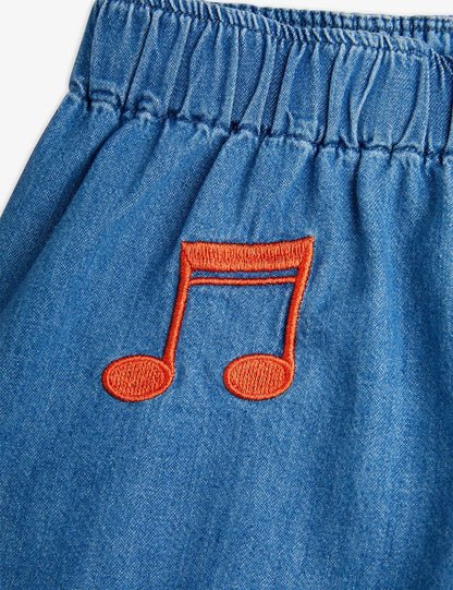 Mini Rodini Note Denim Shorts