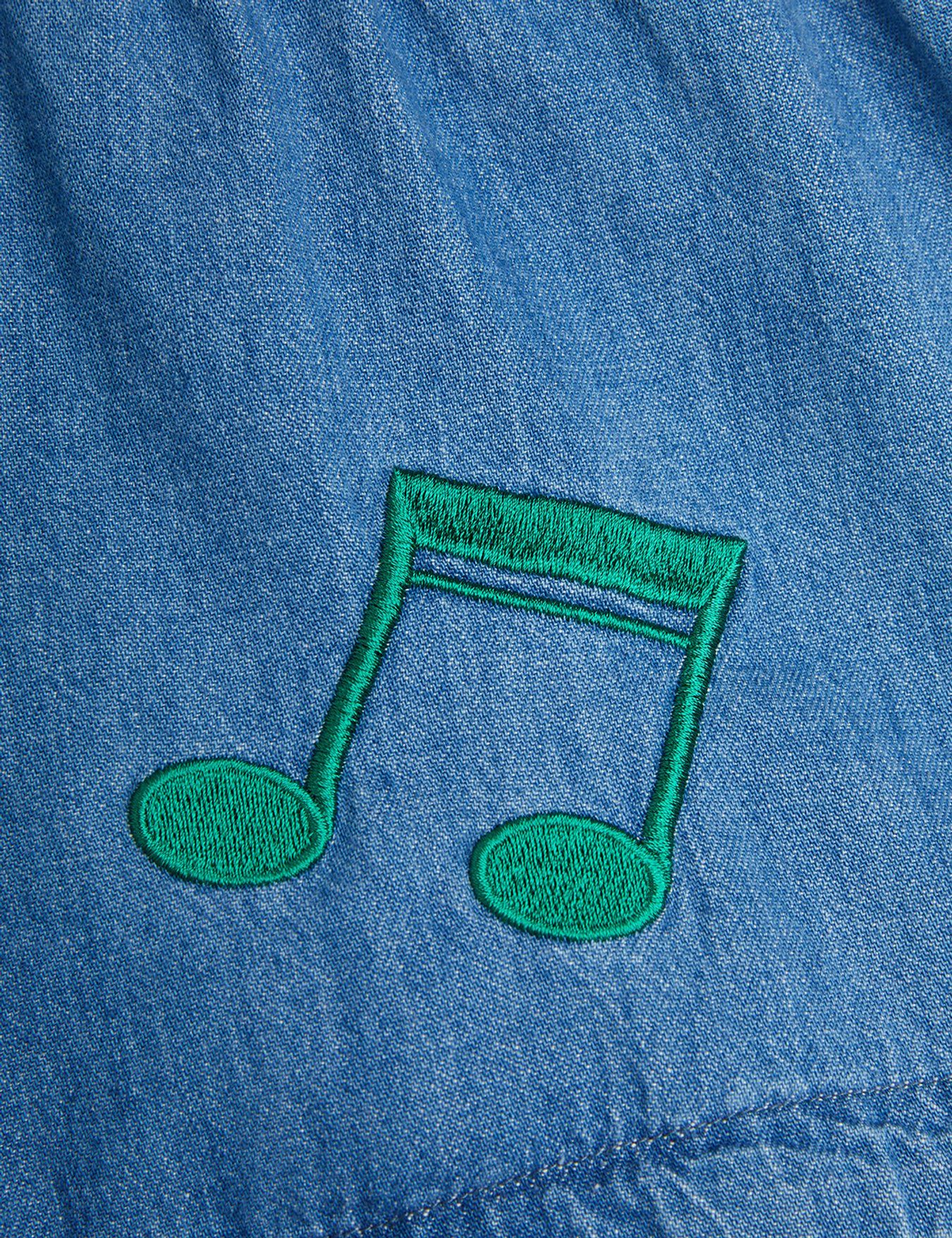 Mini Rodini Note Denim Shorts