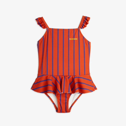 Mini Rodini Vertical Stripe Skirt Swimsuit