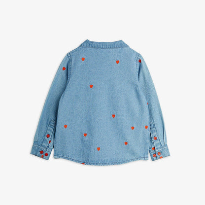 Mini Rodini Mini Hearts Woven Long Sleeve Shirt