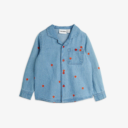 Mini Rodini Mini Hearts Woven Long Sleeve Shirt