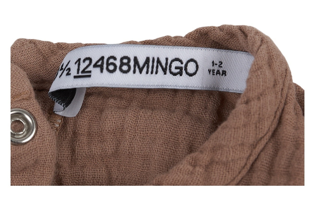 Mingo Baby Bodysuit Dusty Rose