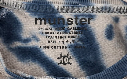 Munster Sweatshirt 140/146 Blue and White / Tie-Dye