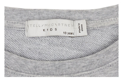 Stella McCartney Kids Sweatshirt 140 Grey / Blue shells embroidered