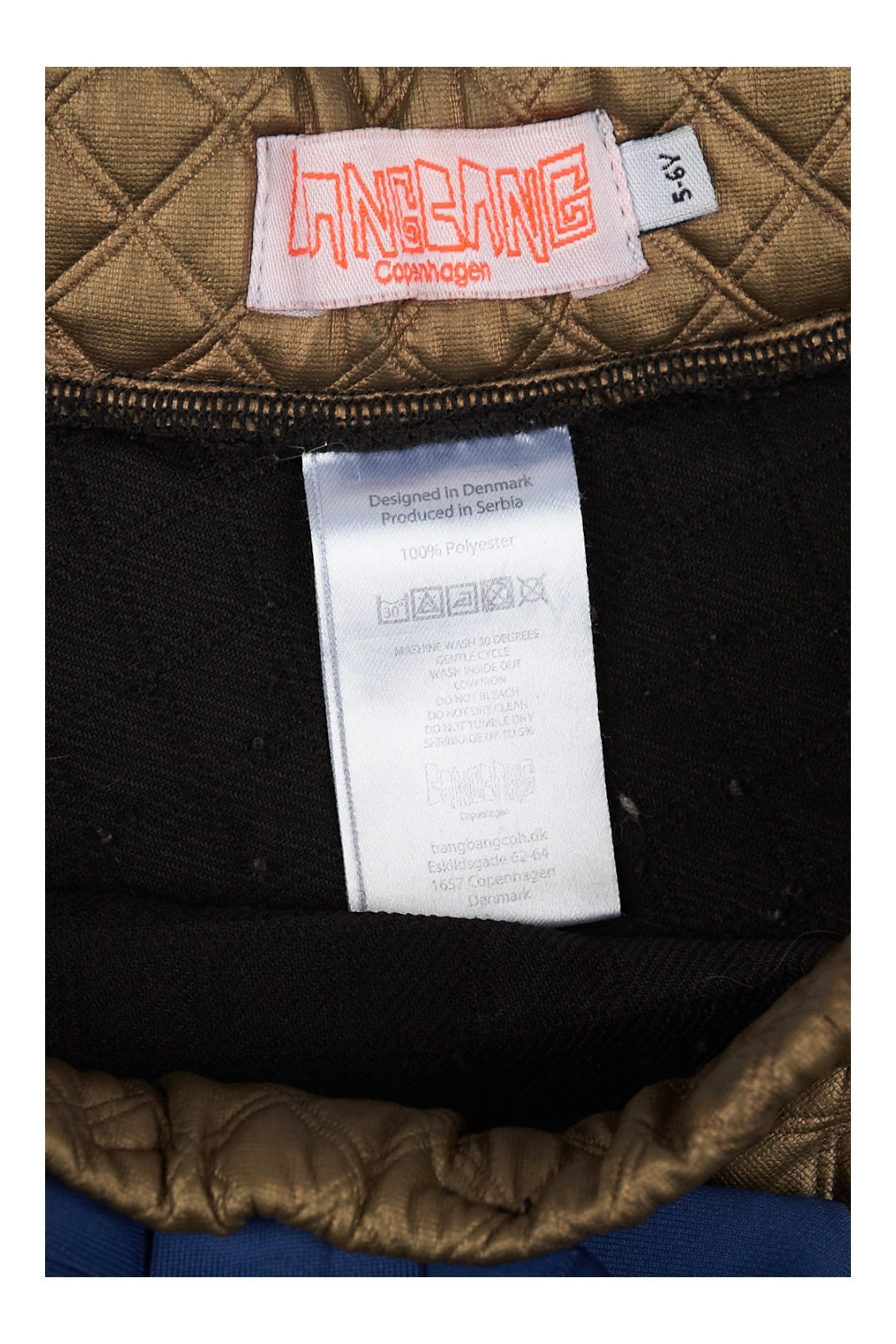 BangBang Copenhagen Skirt 110/116 Gold and Black