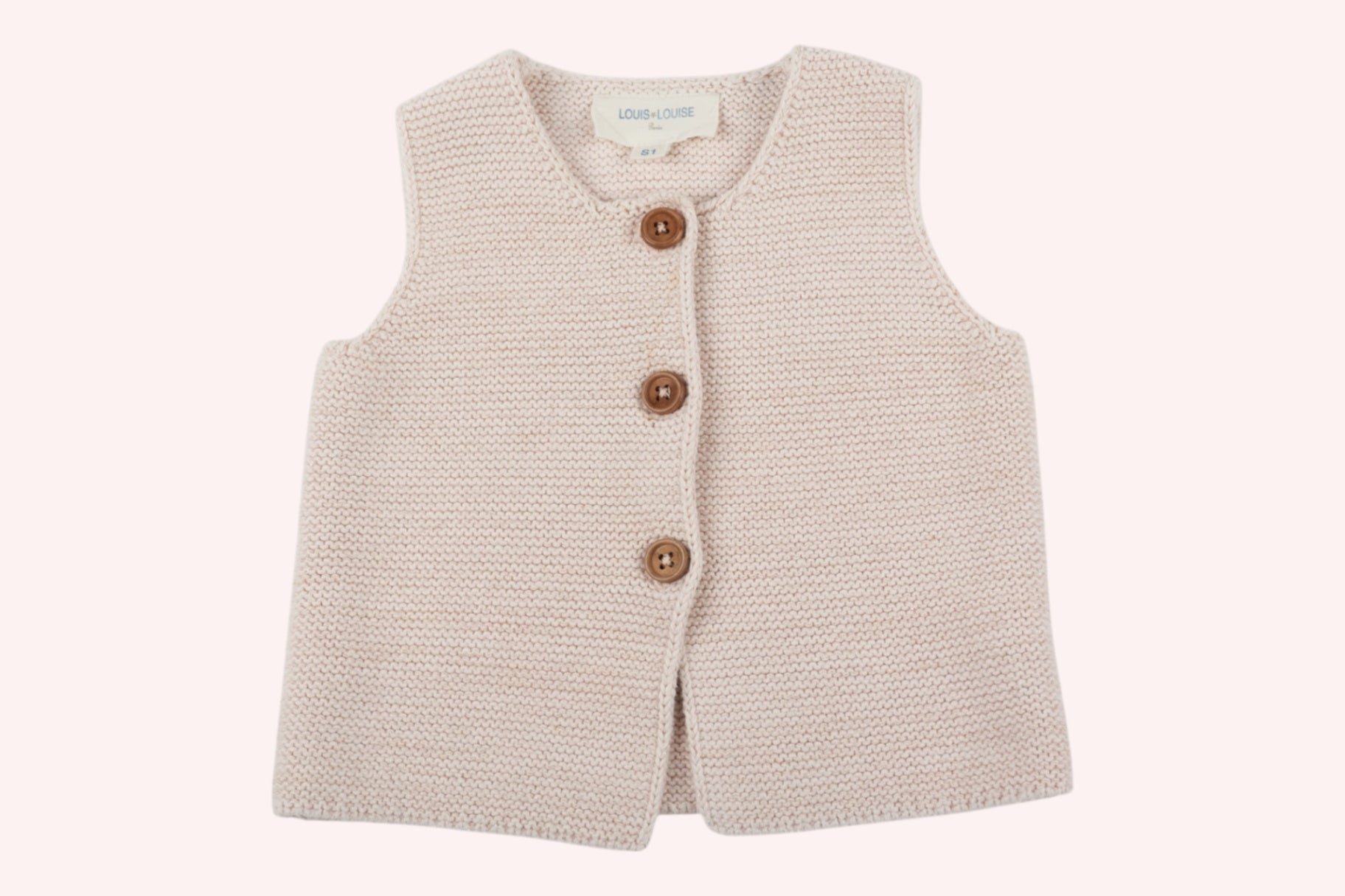 Louis Louise Knitwear Bodywarmer Pink 