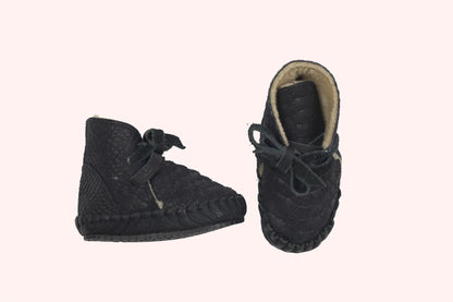 Donsje Baby Booties Black/midnightblue