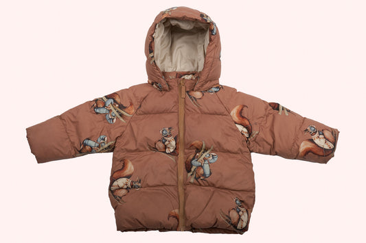 Konges Sløjd Puffer Jacket Brown