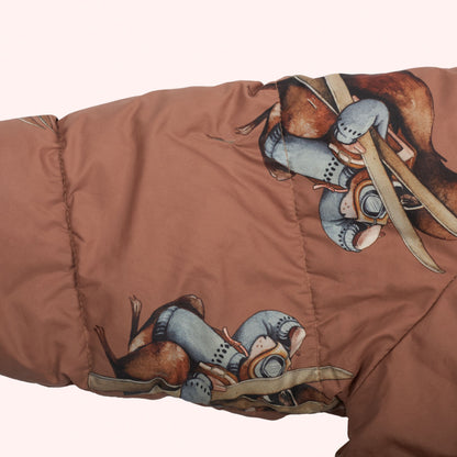 Konges Sløjd Puffer Jacket Brown