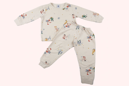 Petit Bateau Pyjama 95 Cream