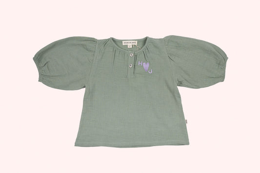 House of Jamie Blouse Green