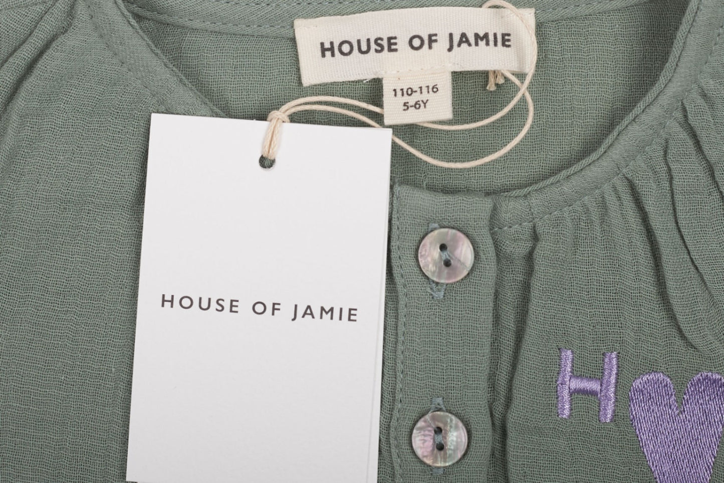 House of Jamie Blouse Green