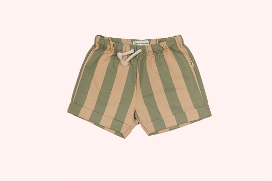 House of Jamie Shorts Beige and Green